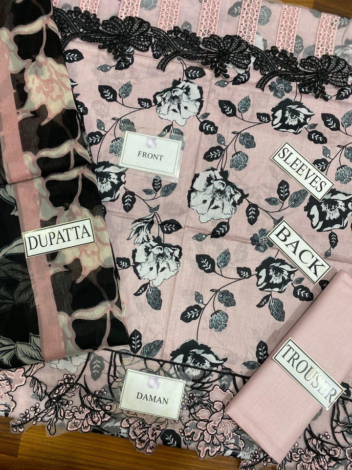 Asifa Nabeel Lawn Suit-Aarasta