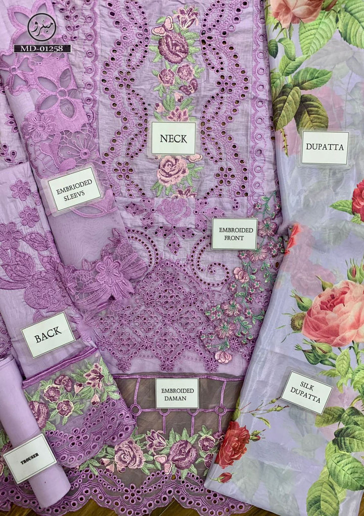 Asifa Nabeel Lawn Suit-Aarasta