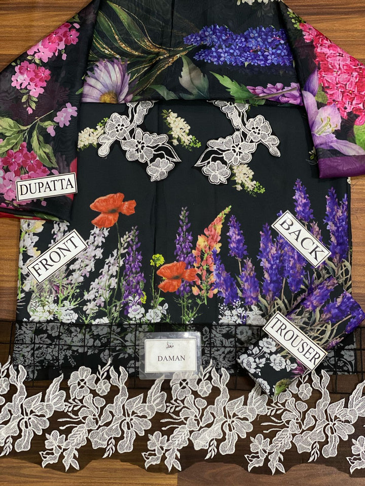 Asifa Nabeel Lawn Suit-Aarasta