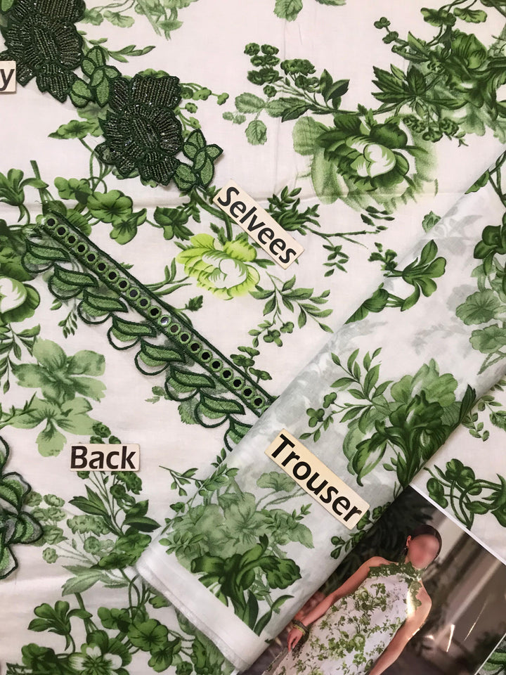 Asifa Nabeel Lawn Suit-Aarasta