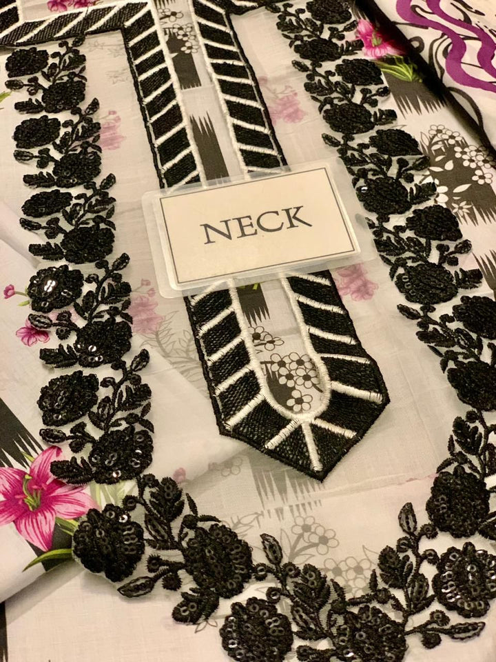 Asifa Nabeel Lawn Suit-Aarasta