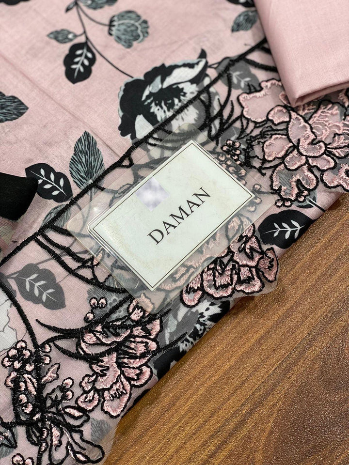 Asifa Nabeel Lawn Suit-Aarasta