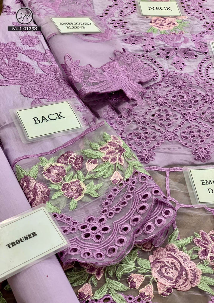 Asifa Nabeel Lawn Suit-Aarasta