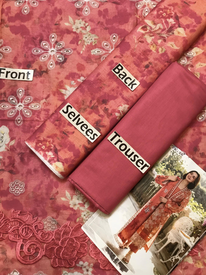 Asifa Nabeel Lawn Suit-Aarasta