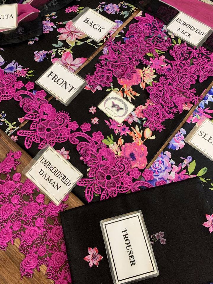 Asifa Nabeel Lawn Suit-Aarasta