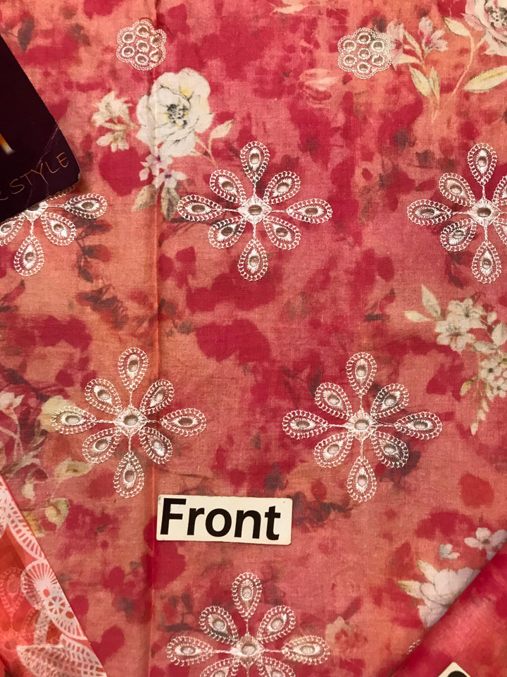 Asifa Nabeel Lawn Suit-Aarasta