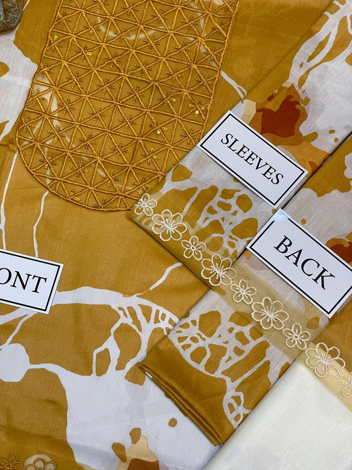 Asifa Nabeel Lawn Suit-Aarasta