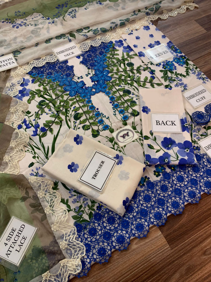 Asifa Nabeel Lawn Suit-Aarasta