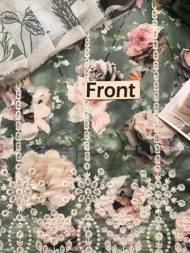 Asifa Nabeel Lawn Suit-Aarasta