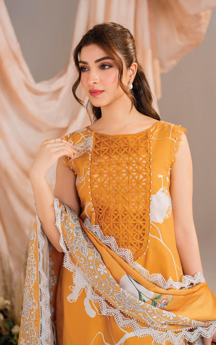 Asifa Nabeel Lawn Suit-Aarasta