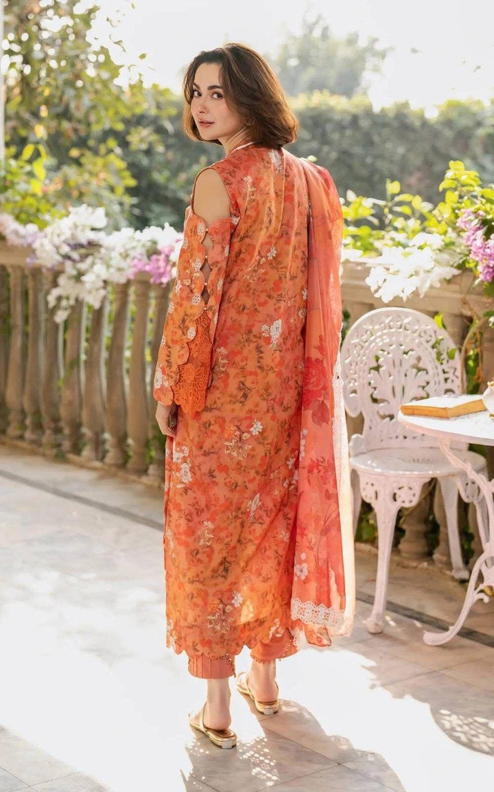 Asifa Nabeel Lawn Suit-Aarasta