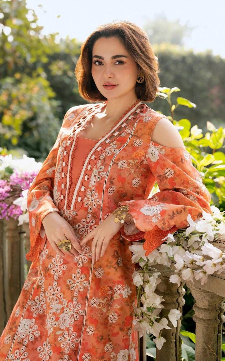 Asifa Nabeel Lawn Suit-Aarasta