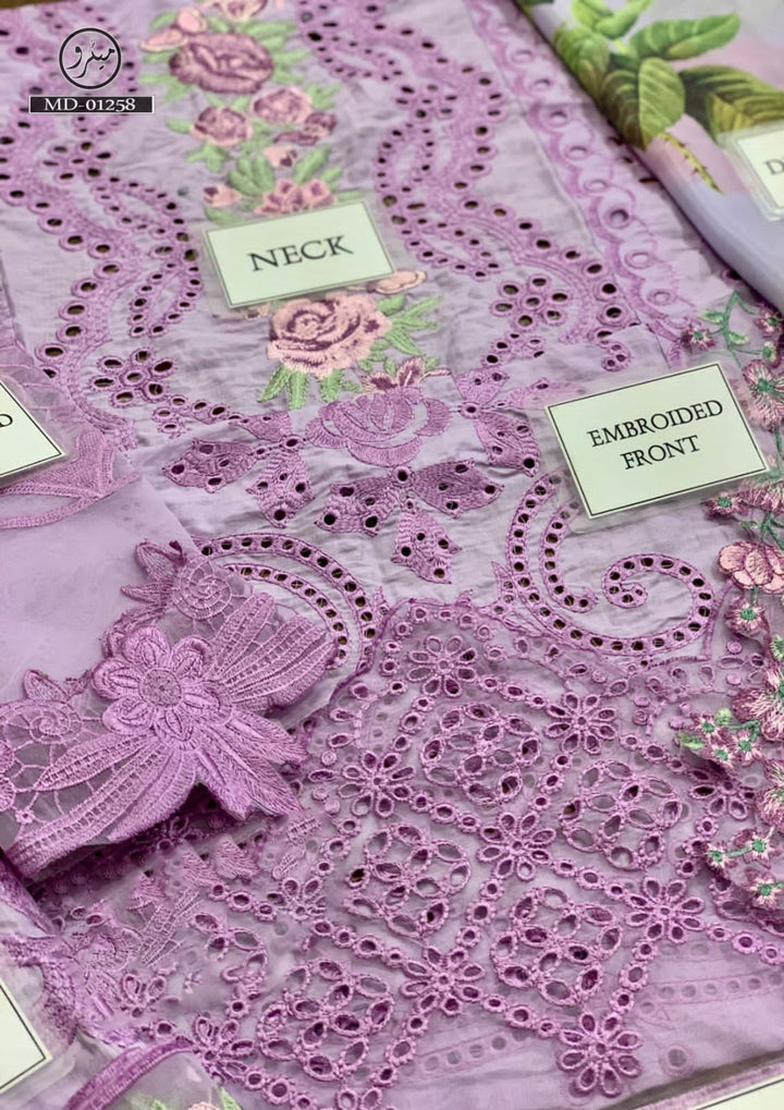 Asifa Nabeel Lawn Suit-Aarasta