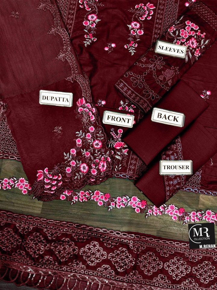 Azure Lawn Suit-Aarasta