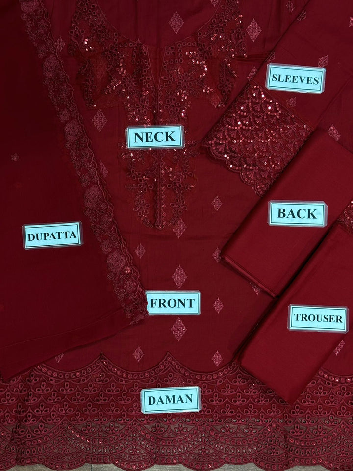 Azure Lawn Suit-Aarasta