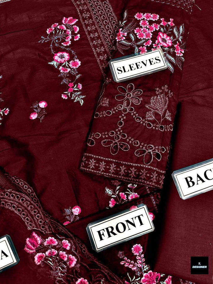 Azure Lawn Suit-Aarasta