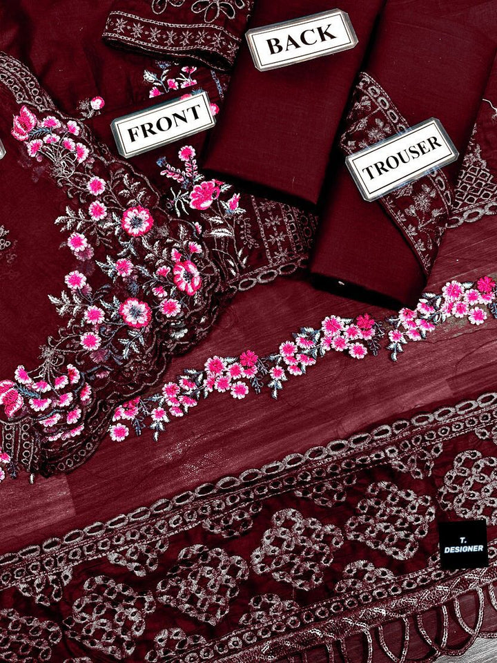 Azure Lawn Suit-Aarasta