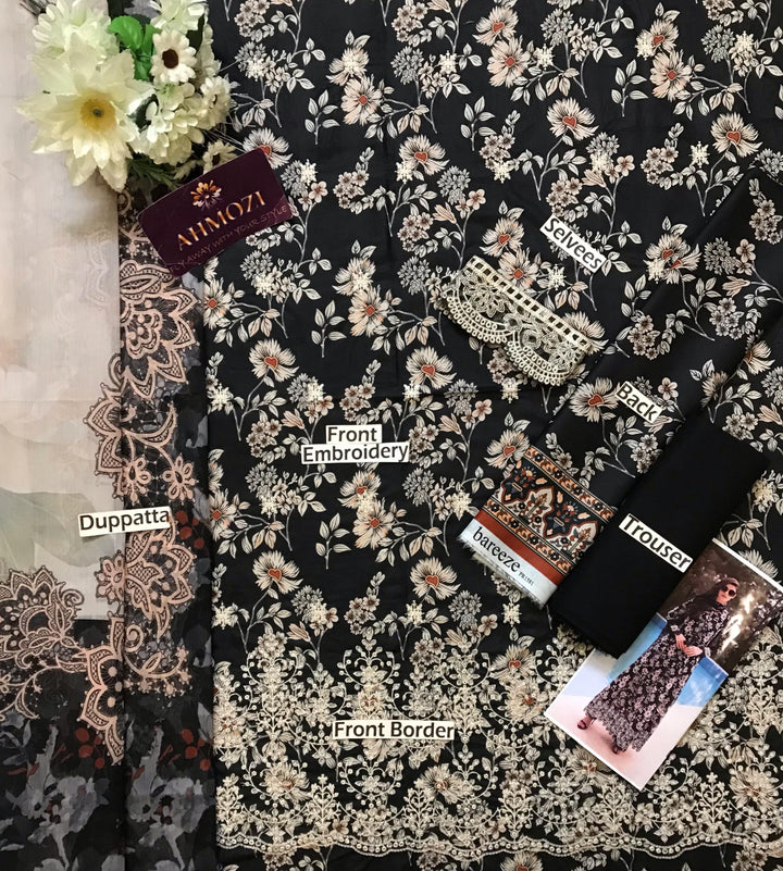 Bareeze Lawn Suit-Aarasta