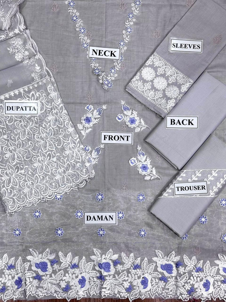 Bareeza Lawn Suit-Aarasta