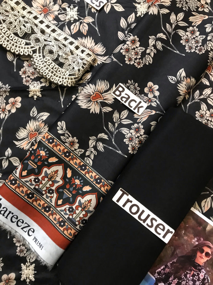 Bareeze Lawn Suit-Aarasta