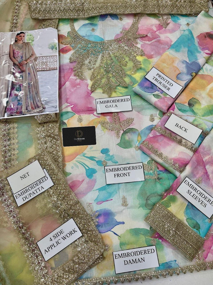 Jazmin Lawn Suit-Aarasta