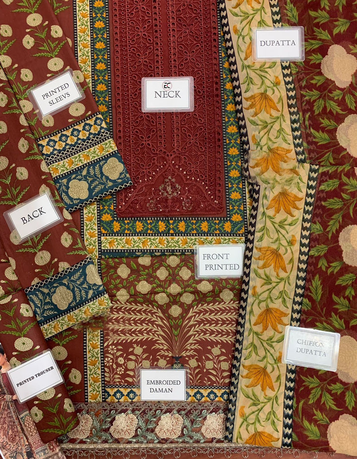 Baroque Lawn Suit-Aarasta