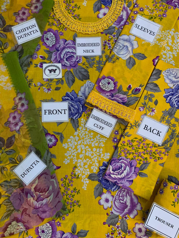 Baroque Lawn Suit-Aarasta