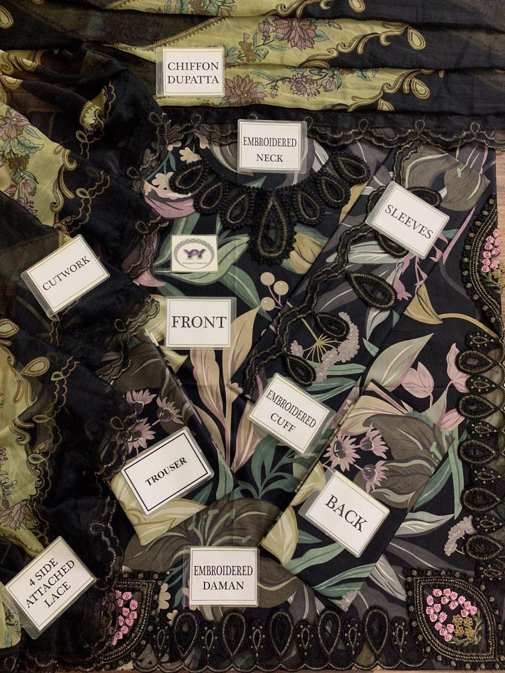 Baroque Lawn Suit-Aarasta