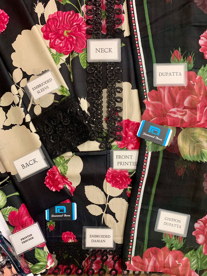 Baroque Lawn Suit-Aarasta