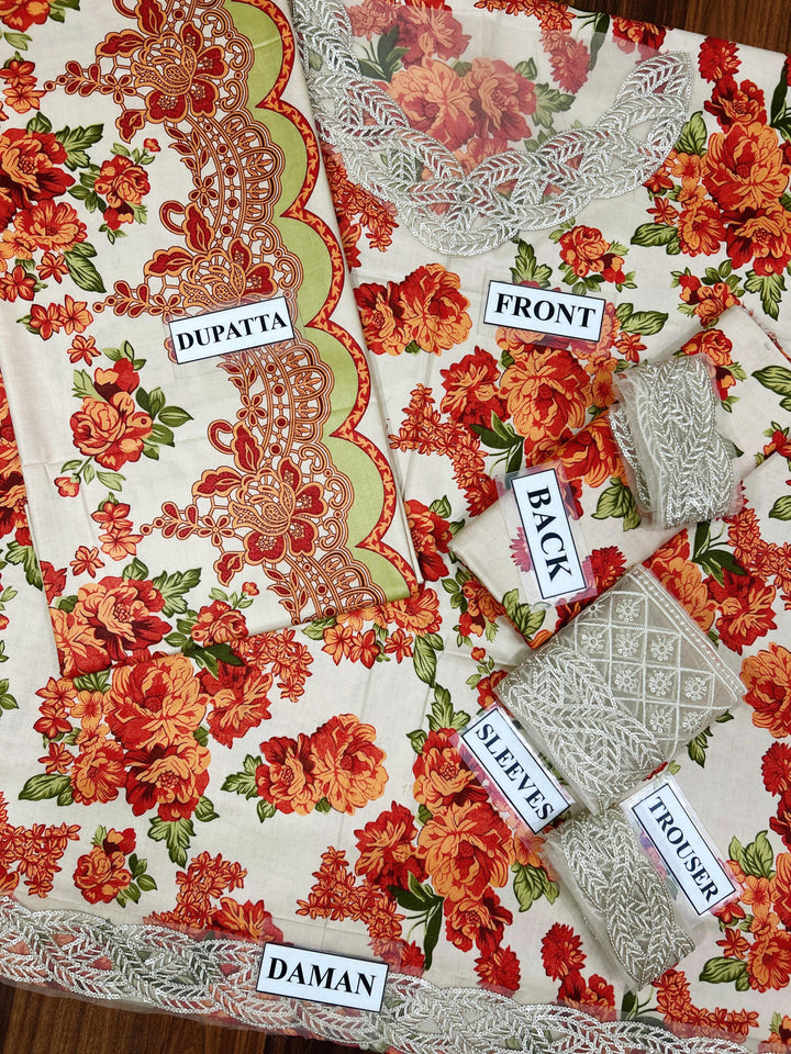 Baroque Lawn Suit-Aarasta