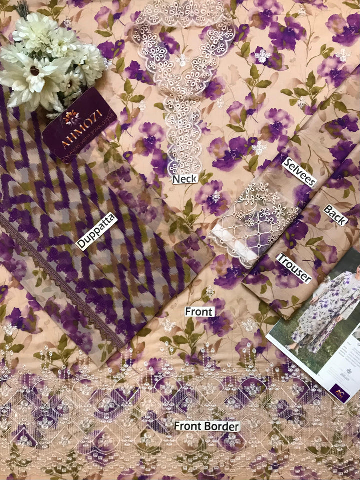 Baroque Lawn Suit-Aarasta