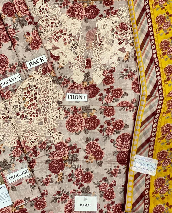 Baroque Lawn Suit-Aarasta