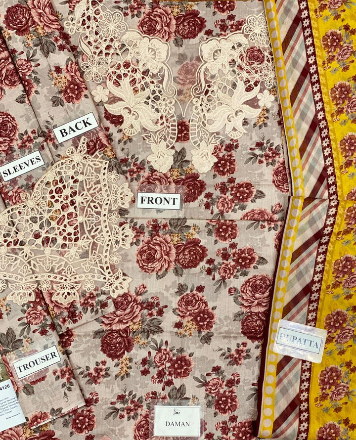 Baroque Lawn Suit-Aarasta