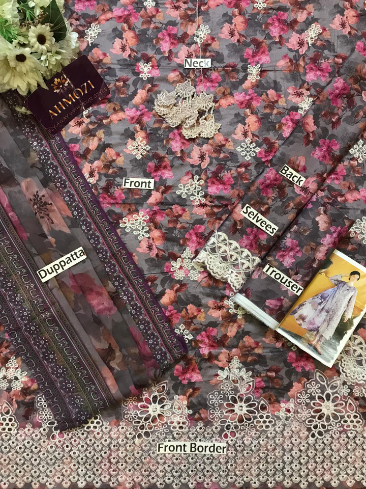 Baroque Lawn Suit-Aarasta