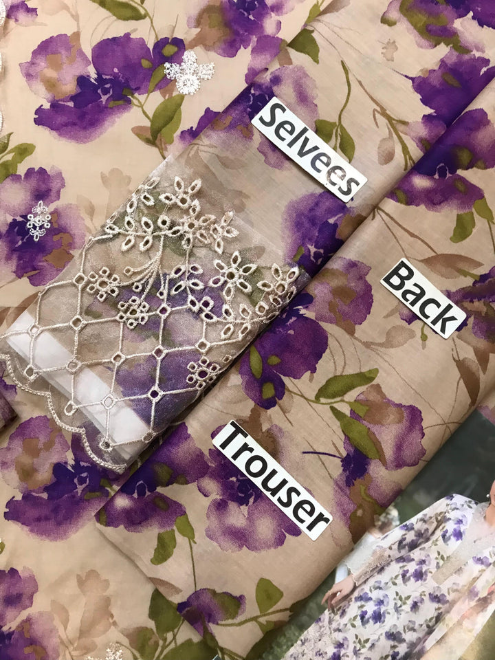 Baroque Lawn Suit-Aarasta