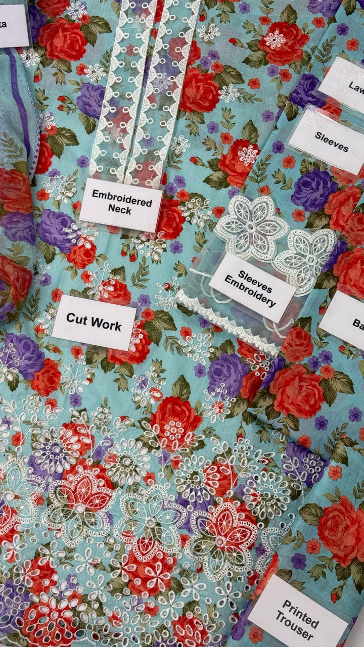 Baroque Lawn Suit-Aarasta