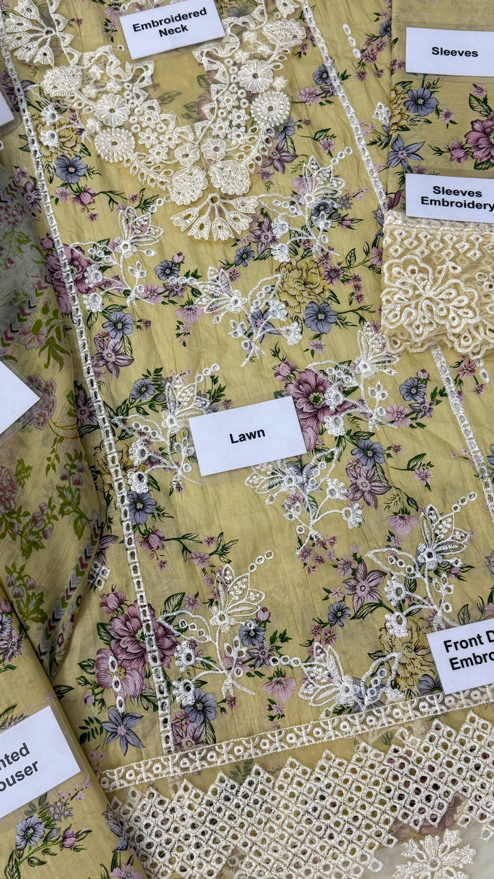 Baroque Lawn Suit-Aarasta