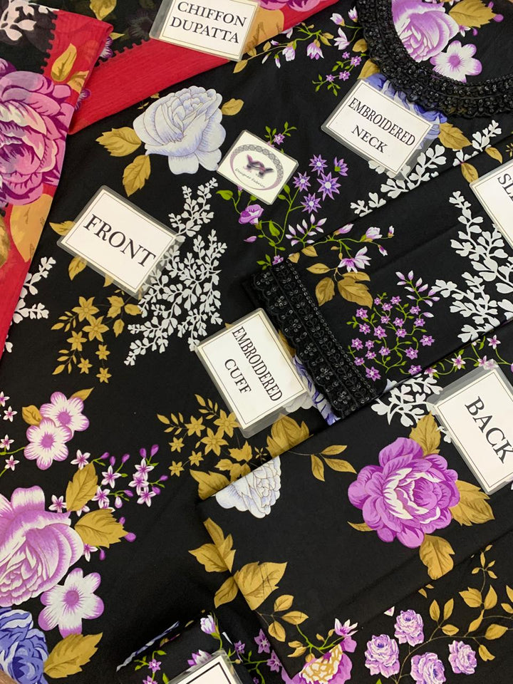 Baroque Lawn Suit-Aarasta