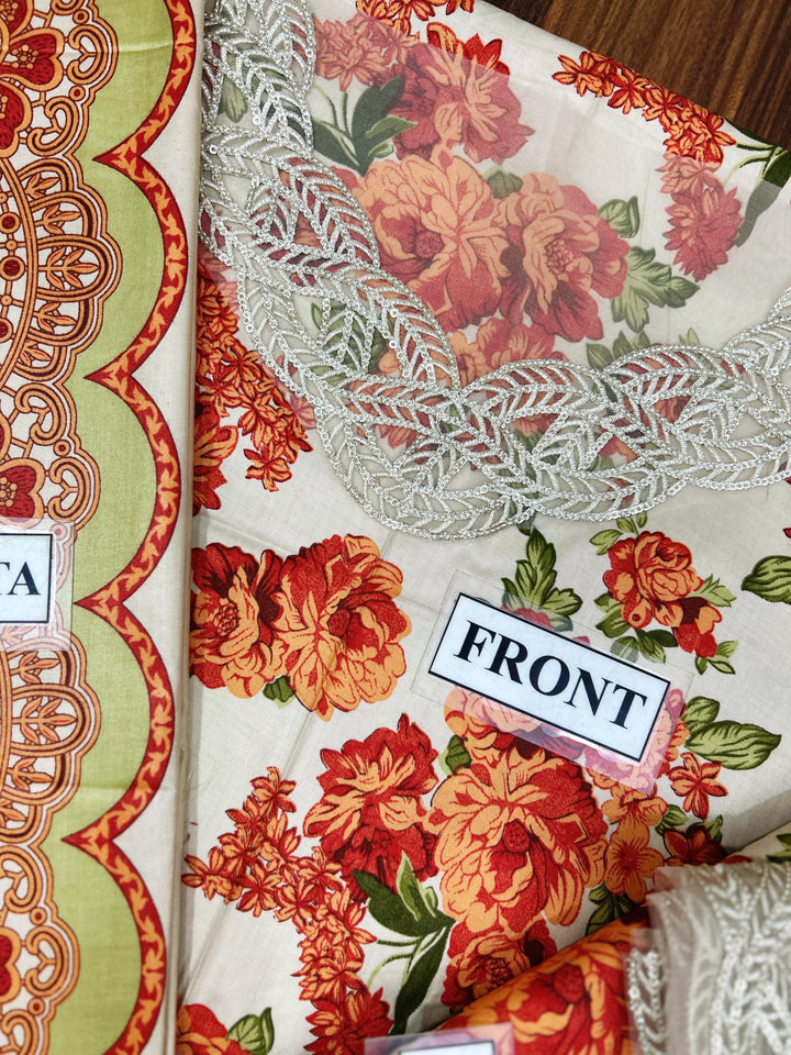 Baroque Lawn Suit-Aarasta