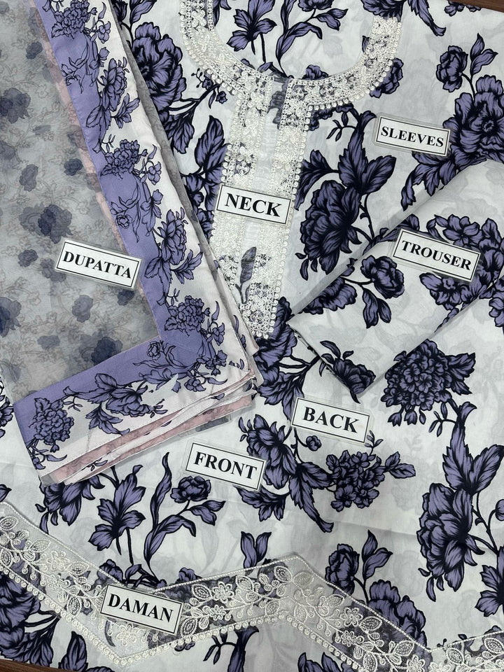 Baroque Lawn Suit-Aarasta