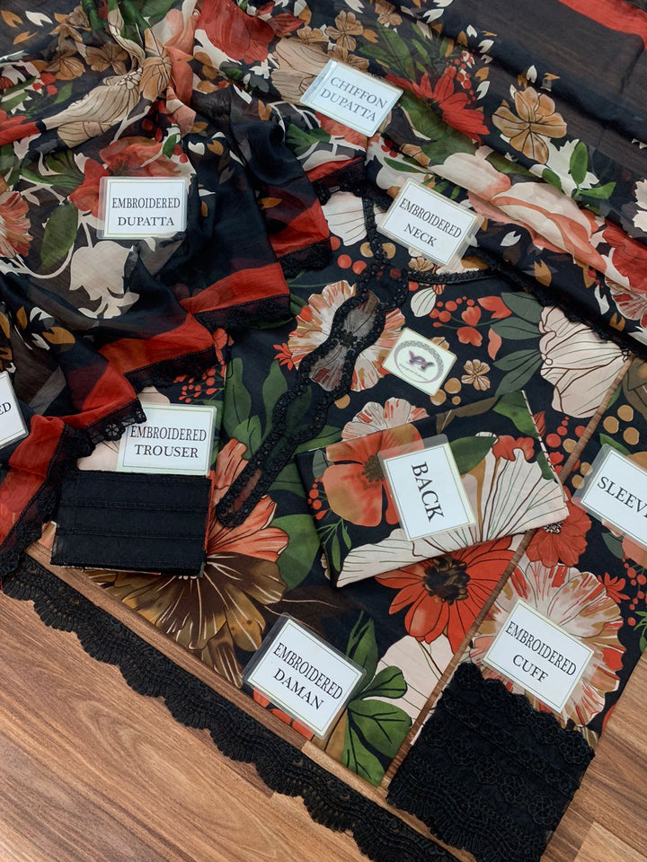 Baroque Lawn Suit-Aarasta