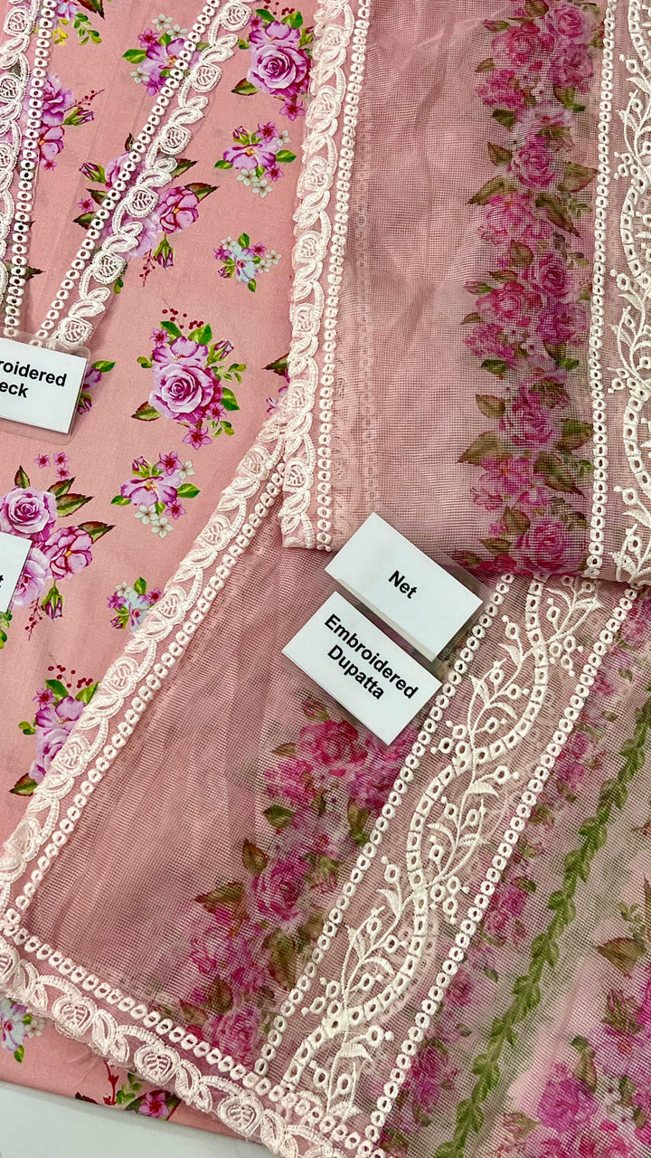 Baroque Lawn Suit-Aarasta