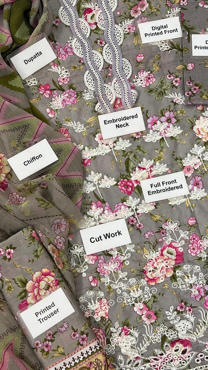 Baroque Lawn Suit-Aarasta