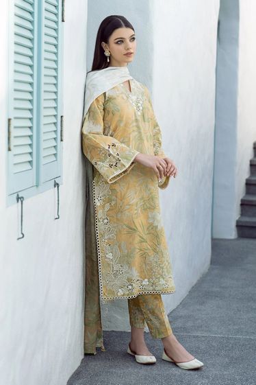 Baroque Lawn Suit-Aarasta