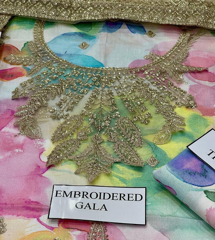 Jazmin Lawn Suit-Aarasta