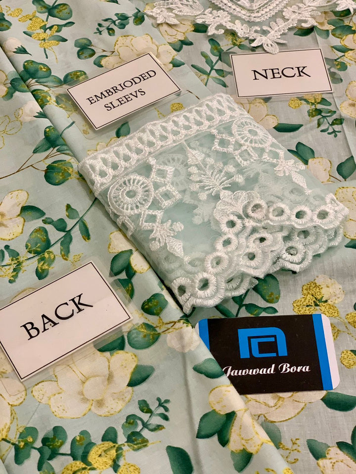 Mohagni Lawn Suit-Aarasta