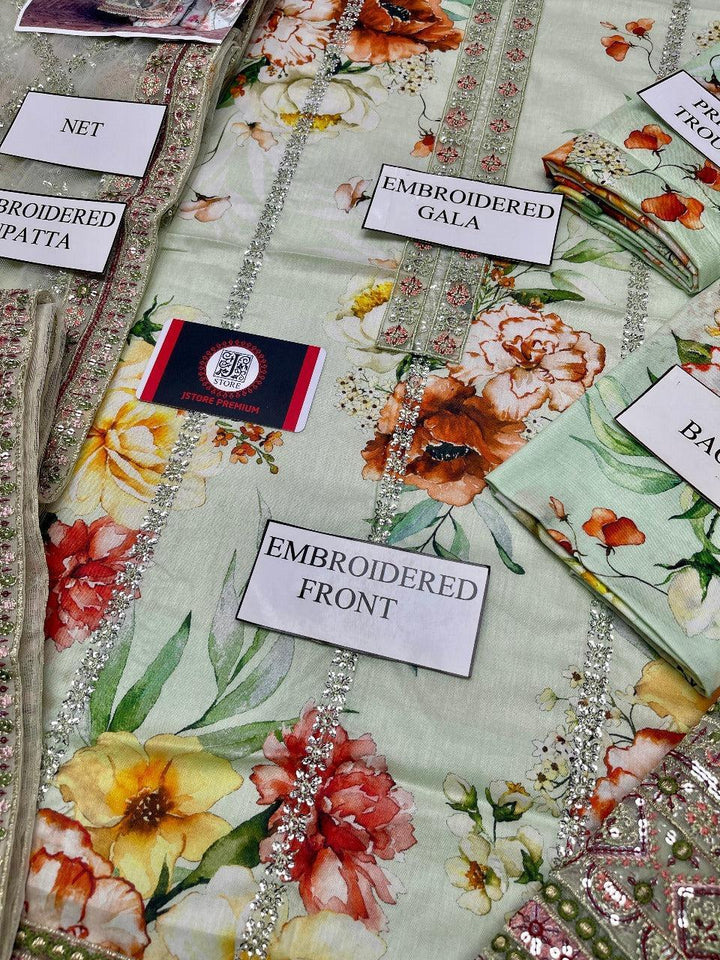 Jazmin Lawn Suit-Aarasta