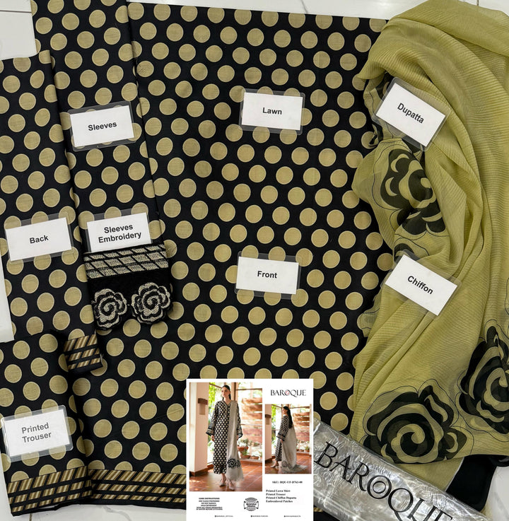 Baroque Lawn Suit-Aarasta