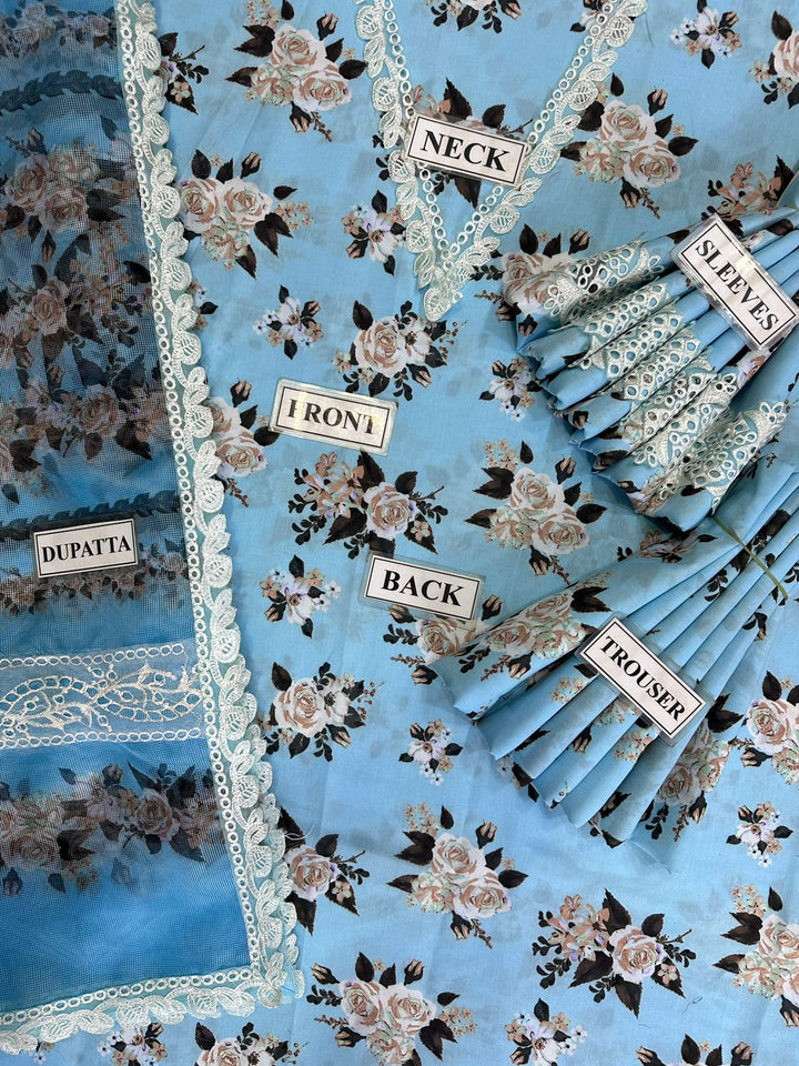 Baroque Lawn Suit-Aarasta