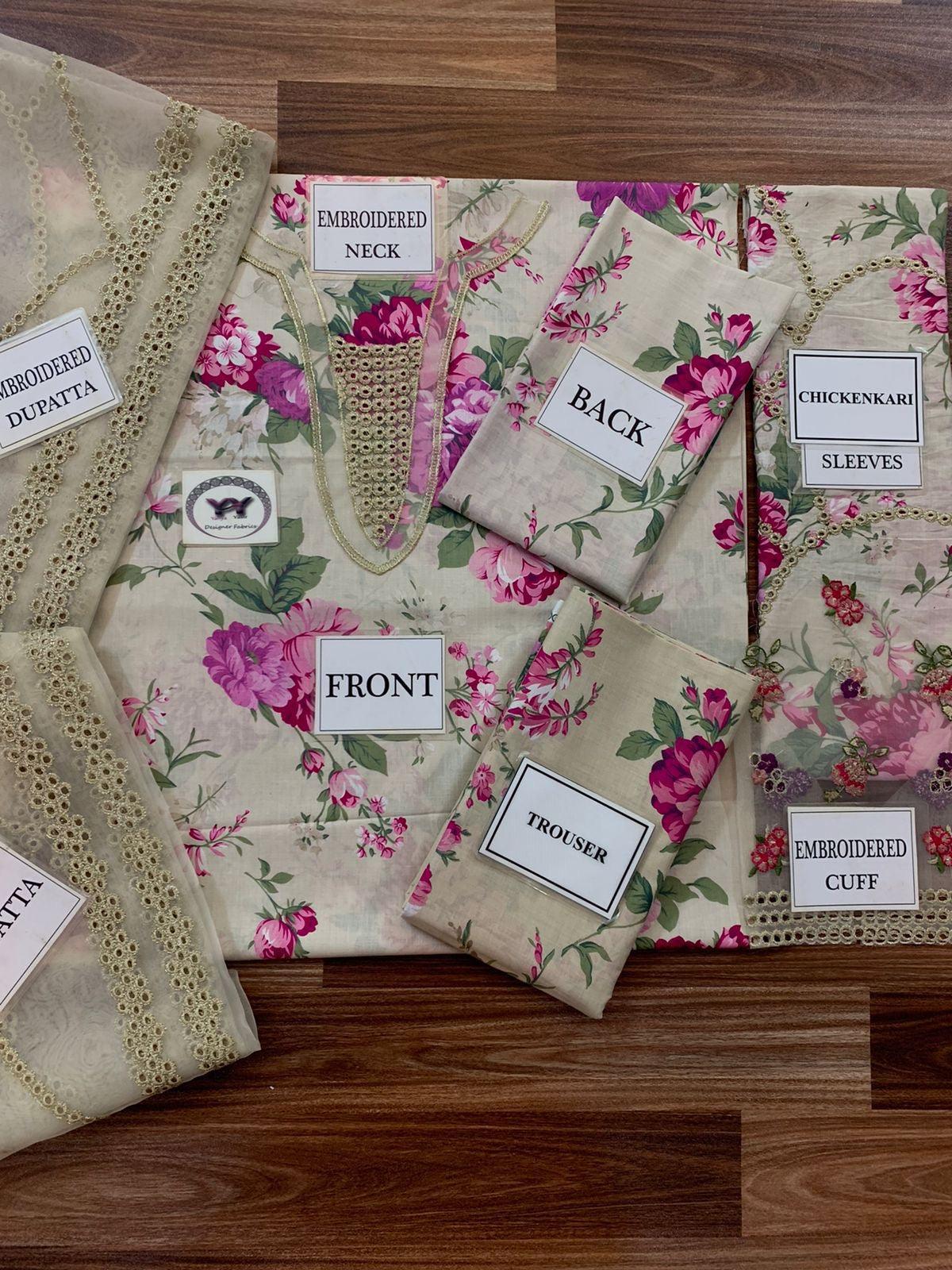 Baroque Lawn Suit-Aarasta